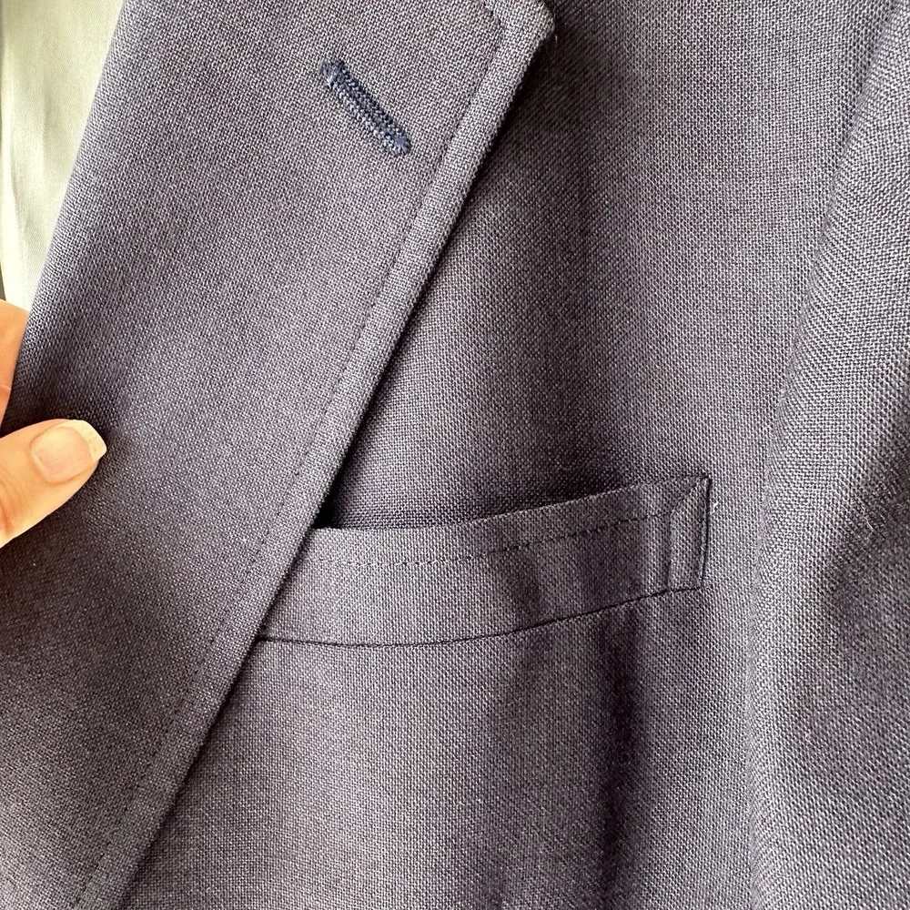 Vtg‎ Hart Schaffner Marx 46L Golden Bear Jack Nicklaus Blazer Sport Coat Jacket
